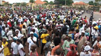Demonstration in Bissau