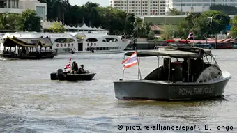 Thailand zweite Bombe in Bangkok Wasserpolizei