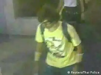 Thailand Anschlag in Bangkok Videoaufnahme des Verdächtigen EINSCHRÄNKUNG