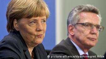 Angela Merkel Thomas de Maiziere PK Asyl Flüchtlinge