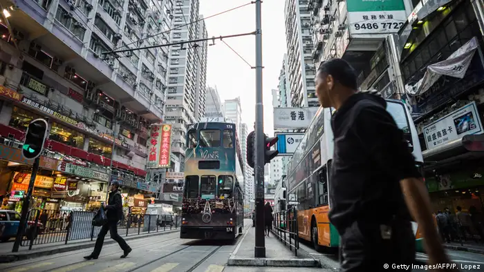 Hongkong Tram Straßenbahn