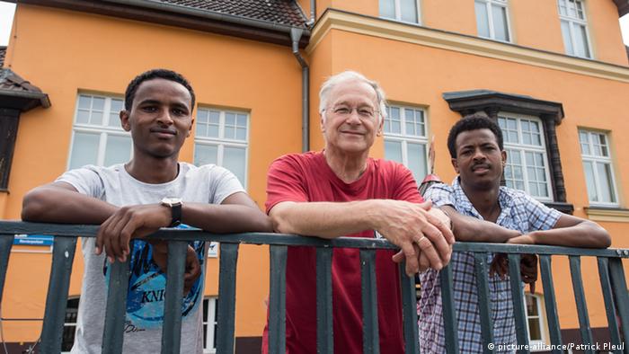Flüchtling aus Eritrea Gemeindehaus Martin Patzelt Briesen CDU