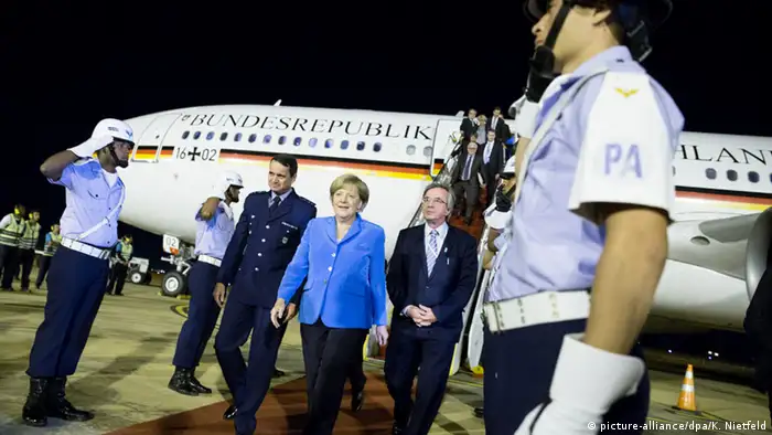 Brasilien Ankunft Angela Merkel in Brasilia