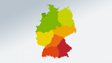 Infografik Dialektatlas Deutschland