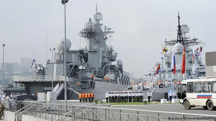 Manöver Russland China Japanisches Meer