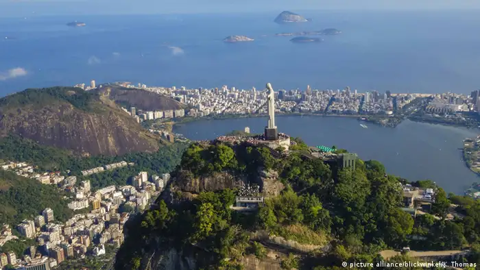 Brasilien Christusstatue in Rio de Janeiro
