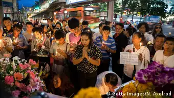 Thailand Bombenanschlag Bangkok Trauernde