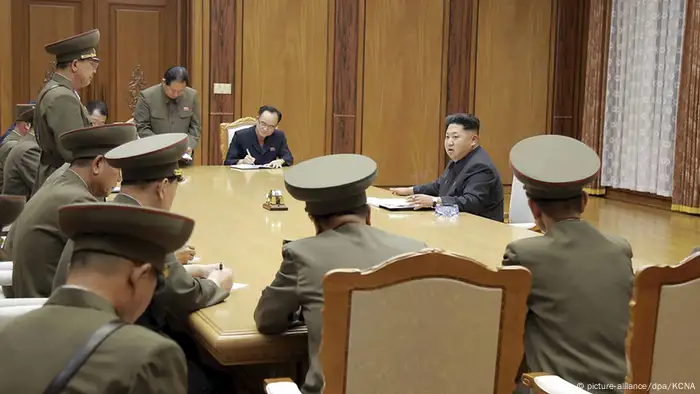 Nordkorea Kim Jong Un WPK Meeting Treffen Besprechung