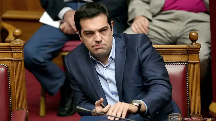 Griechenland Alexis Tsipras im Parlament
