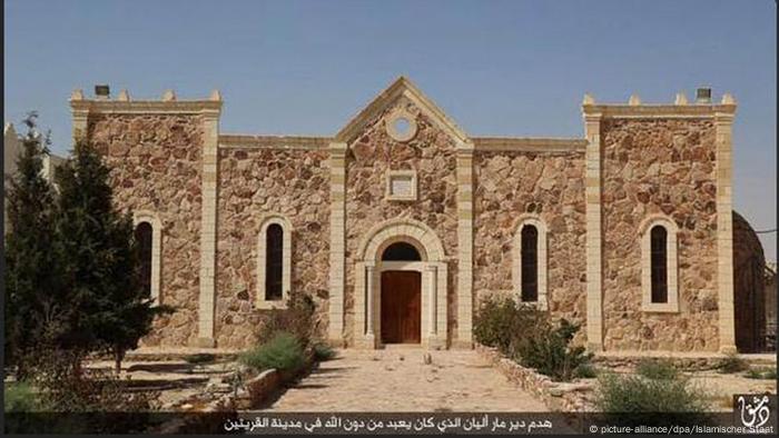 Syrien IS zerstört das Kloster Mar Elian nahe Palmyra (picture-alliance/dpa/Islamischer Staat)