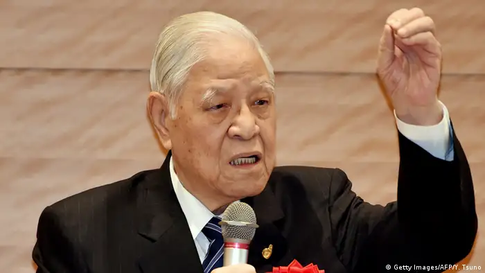 Japan Lee Teng-hui Ex-Präsident von Taiwan