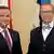 Президент Польщі Дуда (л) та Естонії Ільвес (п)під час переговорів у Таллінні