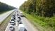 Grenzübergang Bajakovo Stau Straße Autobahn Grenzübergang Bajakovo Stau Straße Autobahn
