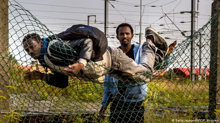Frankreich Flüchtlinge Eurotunnel Calais