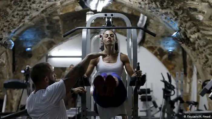 Palästinensische Bodybuilderin Anoush Belian gewinnt offiziellen Wettbewerb (Foto: Reuters)