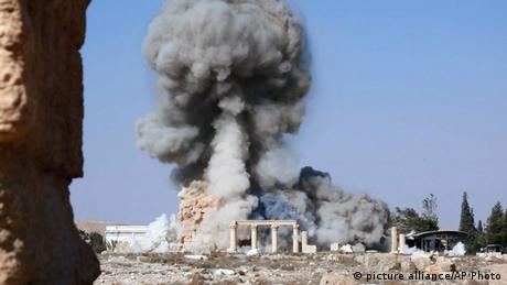 Syrien Tempel Baal Shamin in Palmyra Sprengung
