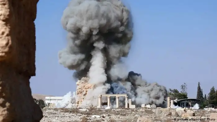 Syrien Tempel Baal Shamin in Palmyra Sprengung