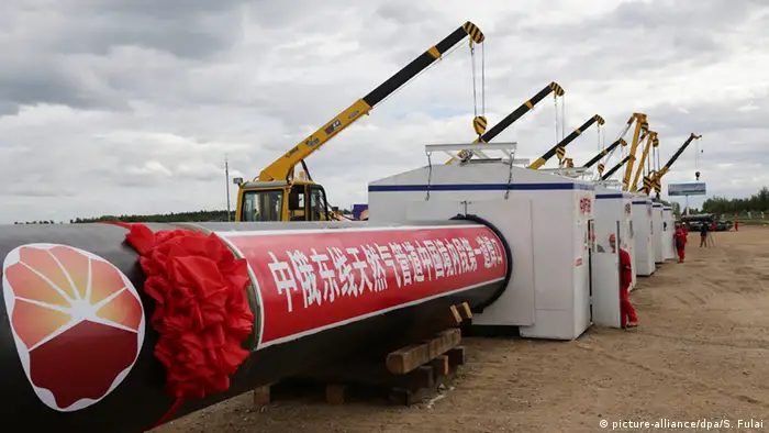 Gaspipeline von Russland nach China