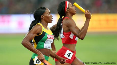 China Leichtathletik WM in Peking - Frauen 4x400 Staffellauf (Getty Images/A. Hassenstein)
