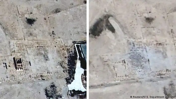 Syrien Palmyra Baaltempel zerstört von IS