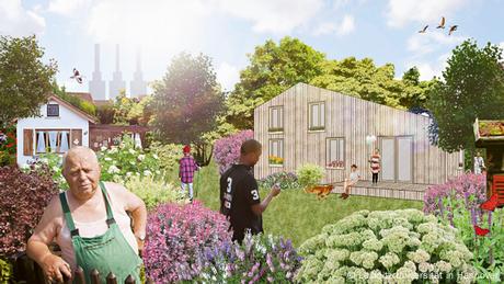 Willkommens-Architektur für Flüchtlinge: Wohnidee - mein Schrebergarten