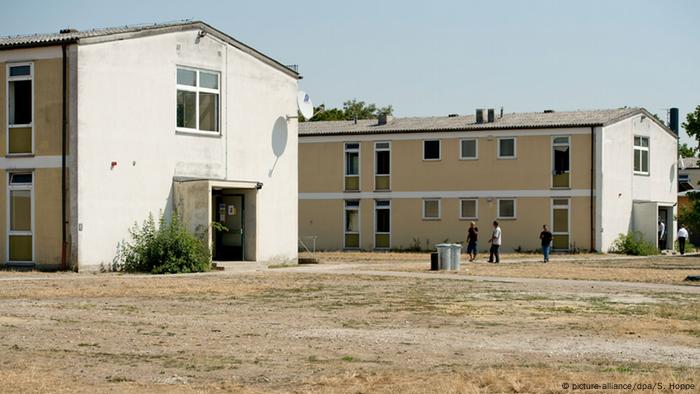 An initial reception center in Bavaria that houses people arriving as refugees or asylum-seekers