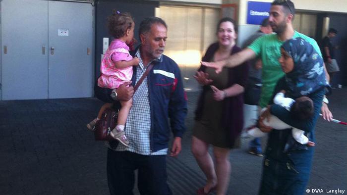 Österreich, Flüchtlinge am Hauptbahnhof in Wien