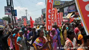 Indien Streik Arbeitsmarktreformen