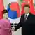 Südkorea China Park Geun-hye und Xi Jinping