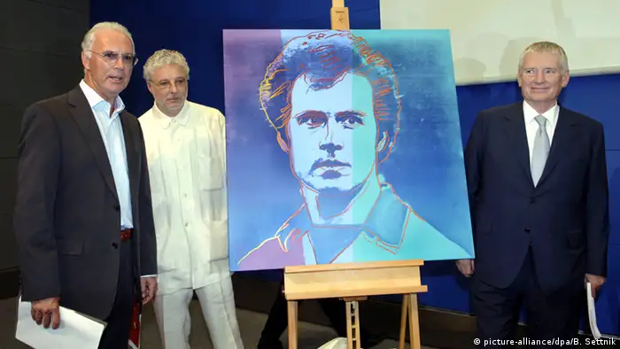 Bildergalerie Franz Beckenbauer 70. Geburtstag - Gemälde Warhol