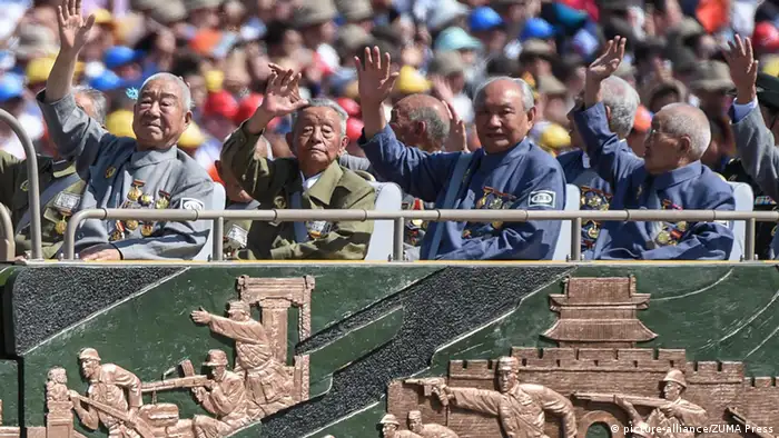 China Militärparade in Peking 70. Jahrestag Ende 2. Weltkrieg Bildergalerie 