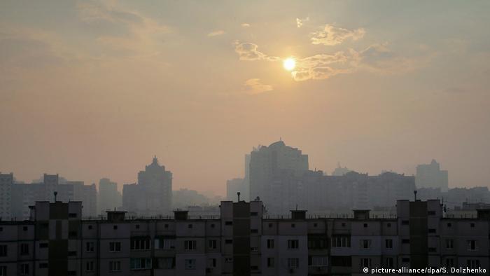 Smog über Kiew