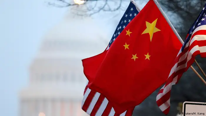 Symbolbild USA China Beziehungen Hacking