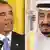 Bild Kombo US Präsident Barack Obama König von Saudi Arabien Salman bin Abdelasis