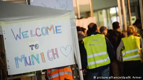 Deutschland Flüchtlinge Bahnhof München