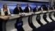 Fofi Yenimatá (primera de la izq.), en duelo televisivo antes de elecciones parlamentarias en Grecia. Fofi Yenimatá (primera de la izq.), en duelo televisivo antes de elecciones parlamentarias en Grecia.