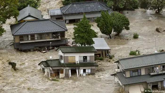 Japan Überschwemmung in Joso