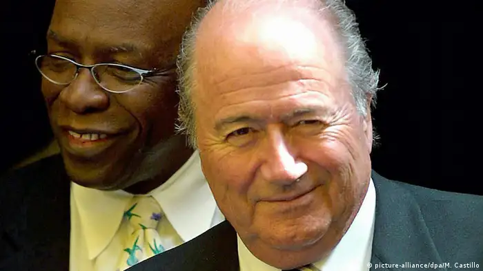 Fußball FIFA Joseph Blatter und Jack Warner