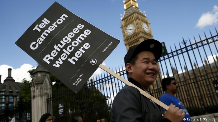 London Demonstration Migration Flüchtlinge (Reuters/S. Wermuth)