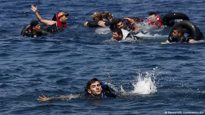 Symbolbild Flüchtlinge vor Griechenland ertrunken