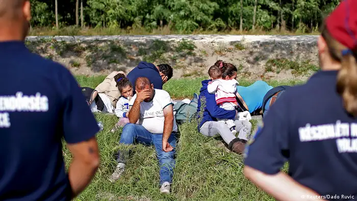 Ungarn Grenze Schließung Flüchtlinge Militär