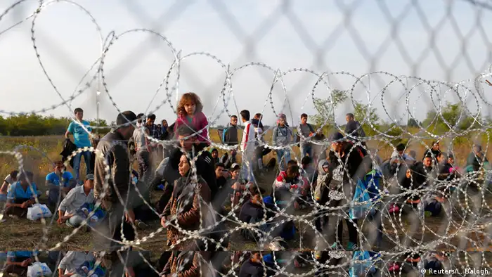 Ungarn Grenze Migranten 15.09.2015