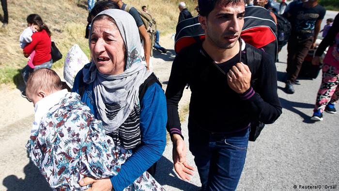 Syrische Flüchtlinge in der Türkei in Edirne (Foto: Reuters)