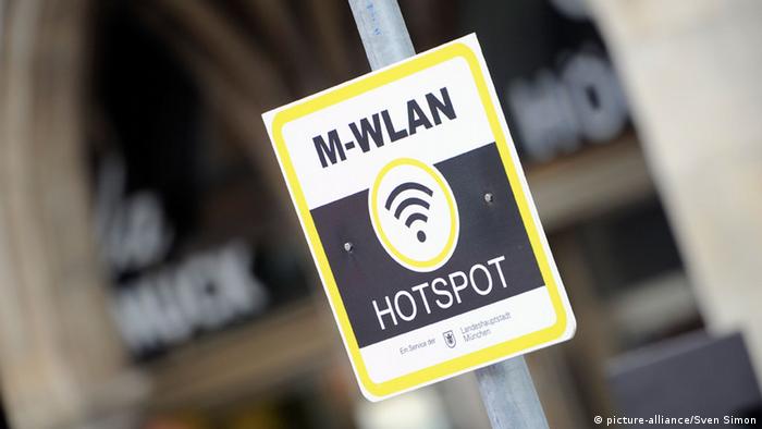 Symbolbild WLAN Wifi Hotspot mobiles Internet