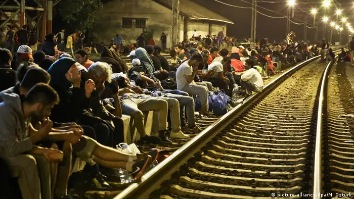 Sid Kroatien Tovarnik Serbien Grenze Flüchtlinge Asylpolitik Asyl Zagreb Bahnhof