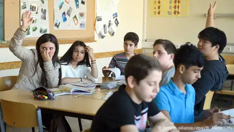 Klassenzimmer Willkommensklasse