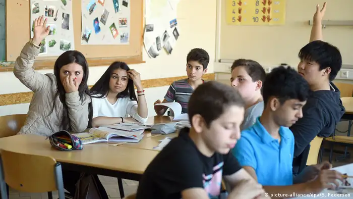 Klassenzimmer Willkommensklasse