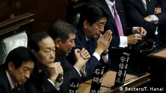 Japan Tokio Änderung Sicherheitspolitik Shinzo Abe