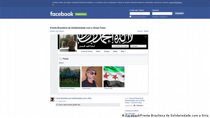 Screenshot Facebook Thema Flüchtlinge