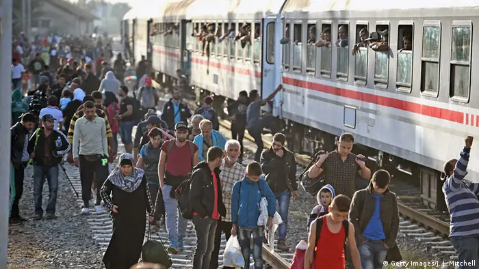Flüchtlinge Kroatien Tovarnik Bahnhof